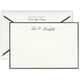 Black Hand Bordered Correspondence Cards Image 1 of 2